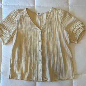 Sonoma Cream Button Down